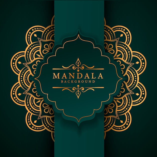 Creative luxury arabesque mandala background