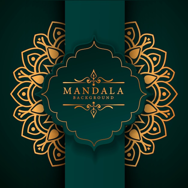 Creative luxury arabesque mandala background