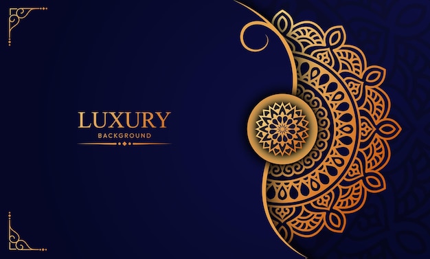 Creative luxury decorative mandala background design