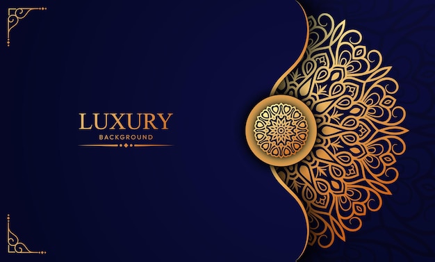 Creative luxury decorative mandala background design