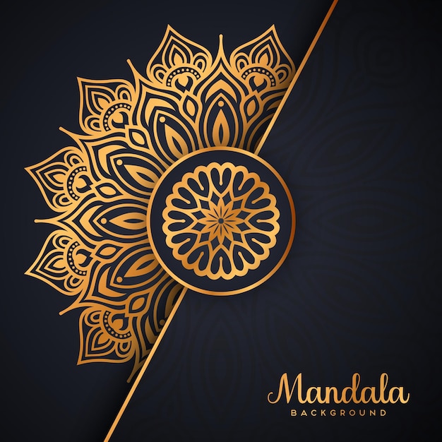 Creative luxury mandala background design