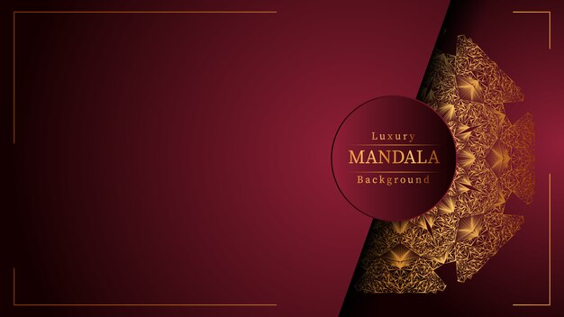 Creative Luxury mandala background