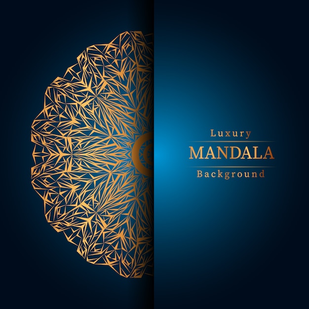 Creative luxury mandala background