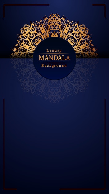 Creative luxury mandala background