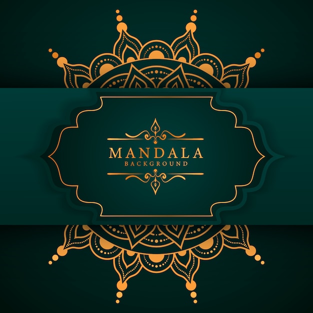 Creative luxury mandala background