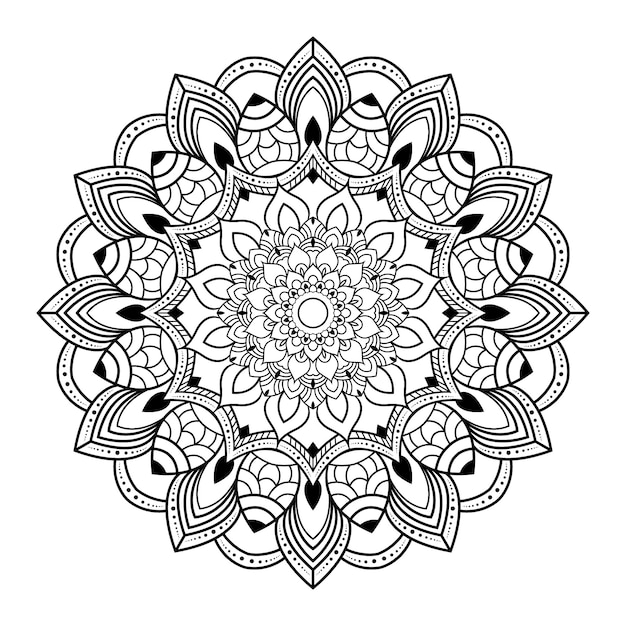 Creative luxury mandala illustration