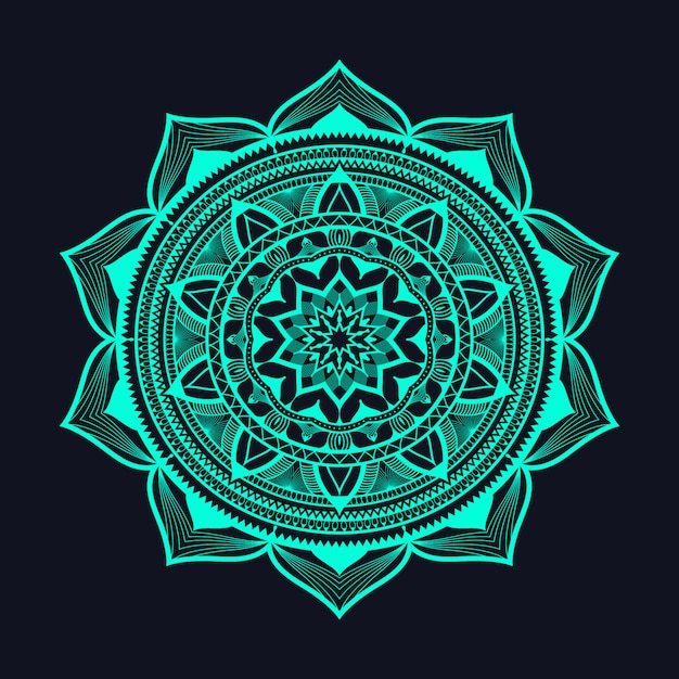 Creative luxury mandala illustration