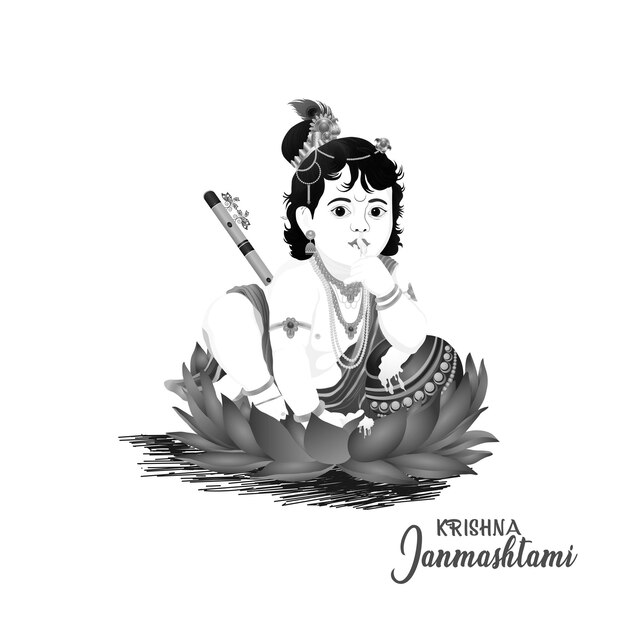 Creative makhan mataki for happy janmashtami background