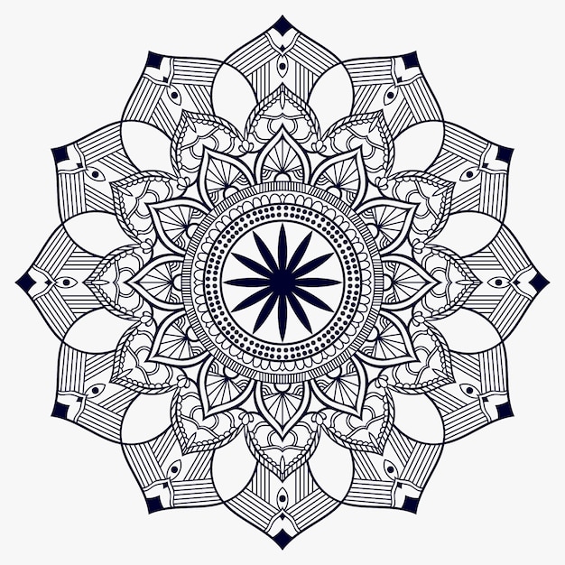 Vector creative mandala design premium