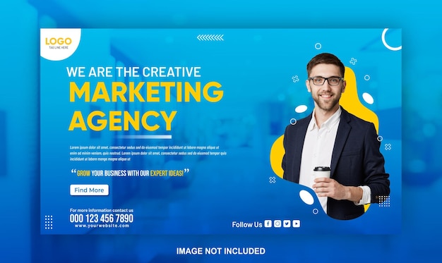 Creative Marketing Agency Banner Template