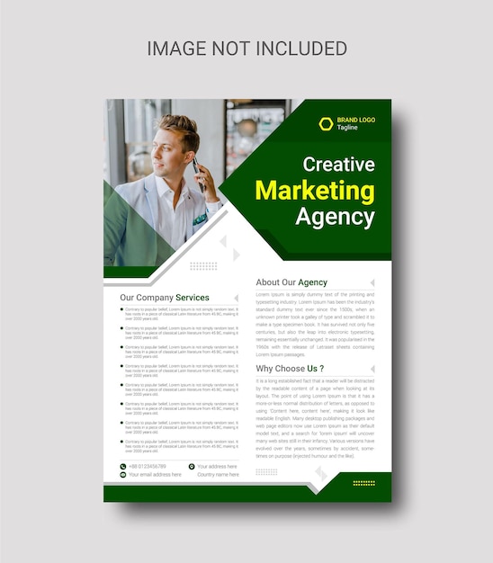 Creative Marketing Agency Corporate Flyer Design