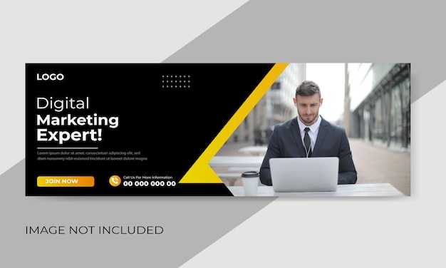 Creative Marketing Business Facebook Cover Template