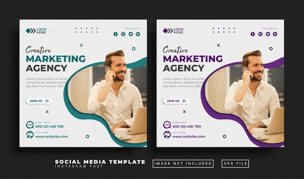 Creative marketing business offer template with style minimalistic design for ads and promo posters