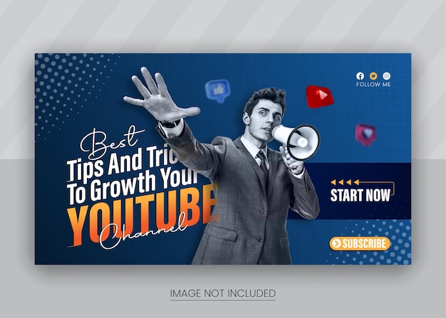 Creative marketing gorgeus YouTube thumbnail design