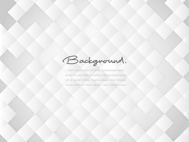 Creative minimal geometric with dynamic shapes abstract white and grey color background