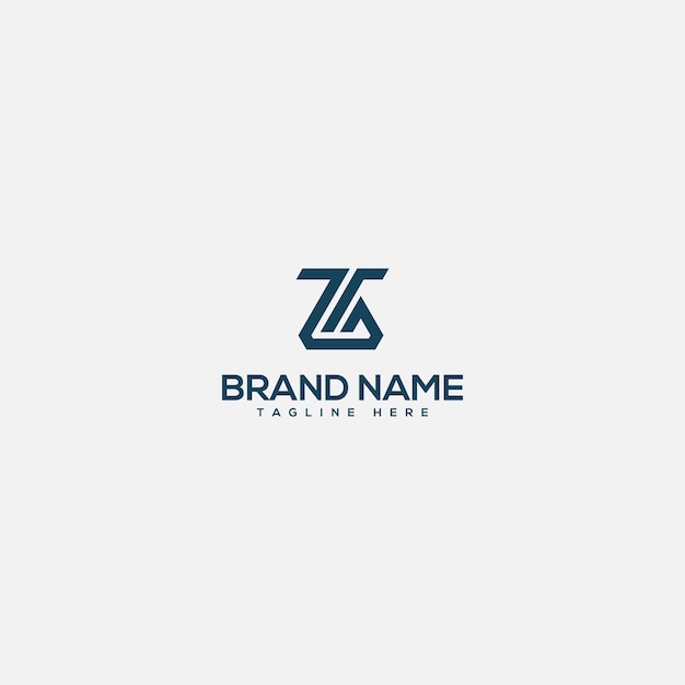 Creative minimal TG GT letter business logo with black and white color initial based Monogram icon