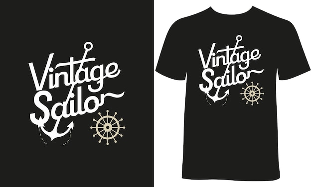 Creative minimal Tshirt design with retro style