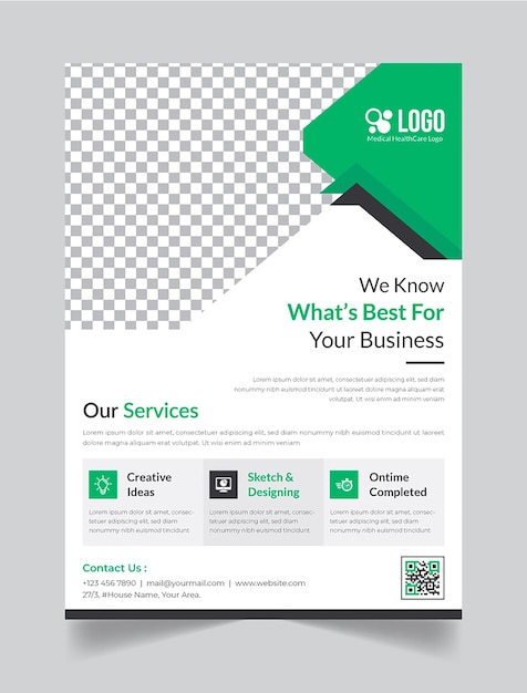 Creative modern business brochure template