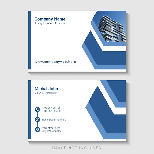 Creative and modern business card design