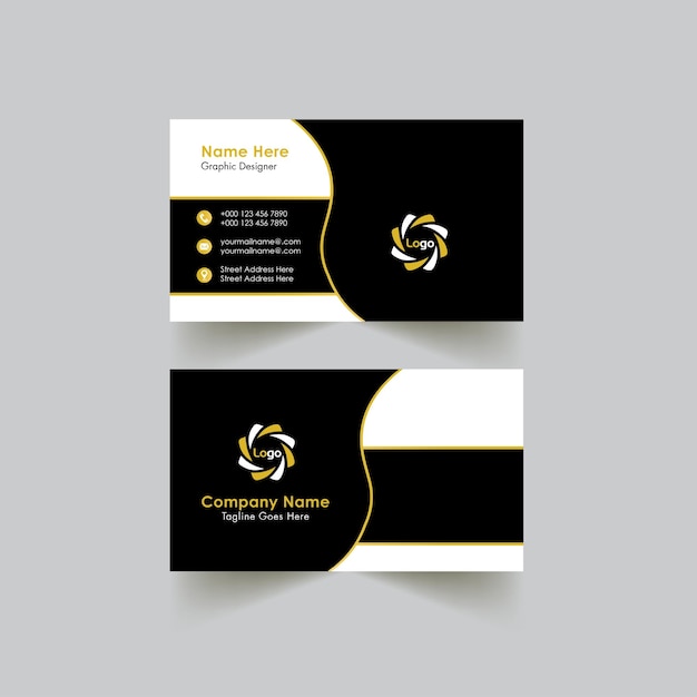 Creative modern business card design