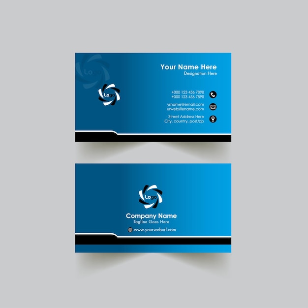 Creative modern business card design