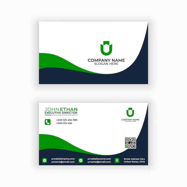 creative modern business card template