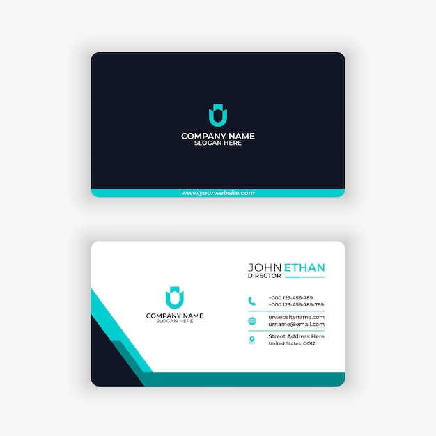 creative modern business card template