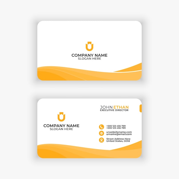 creative modern business card template