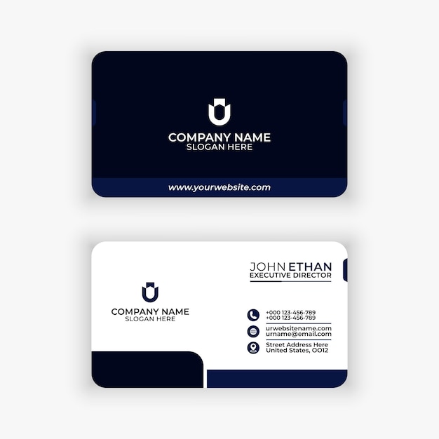 creative modern business card template