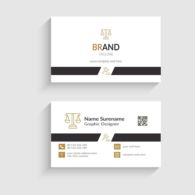 Vector creative and modern business card template