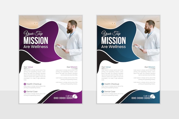 Creative Modern Medical Flyer Design