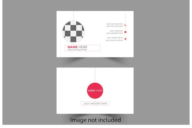 Vector creative modern name card and business card