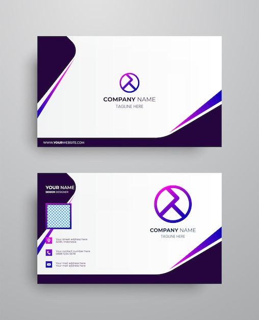 creative modern name card and business card