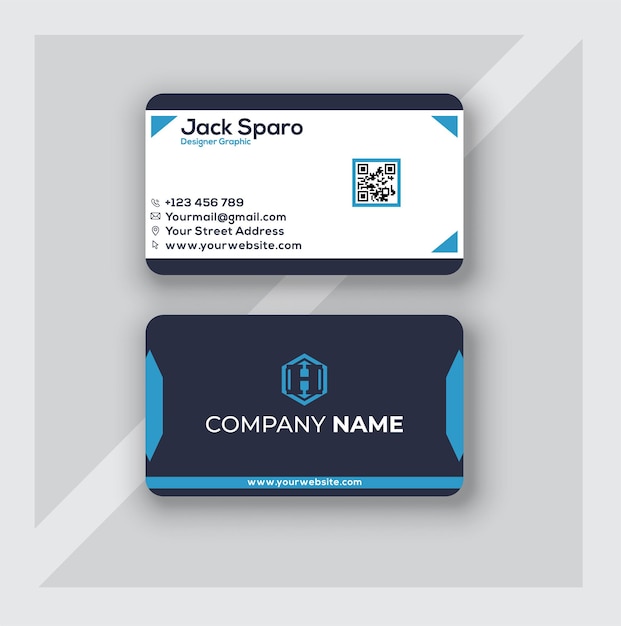 Creative modern name card and business card