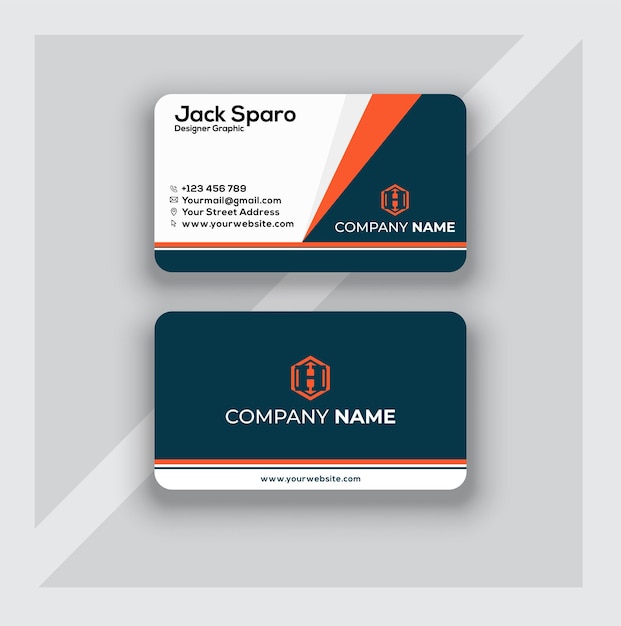 Creative modern name card and business card