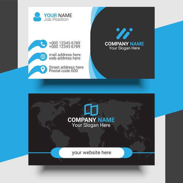 Creative Modern Professional Business Card Design Template