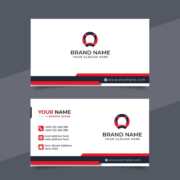 Creative Modern Professional Business card Premium Vector Design