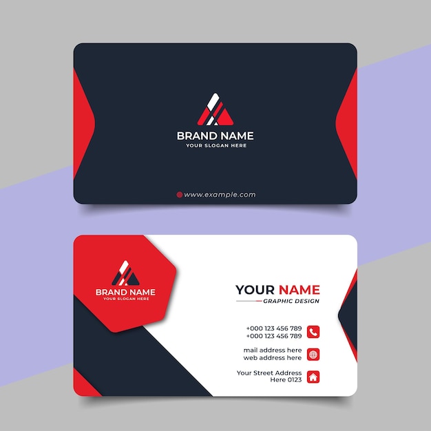 Creative Modern Professional Business card Template Design