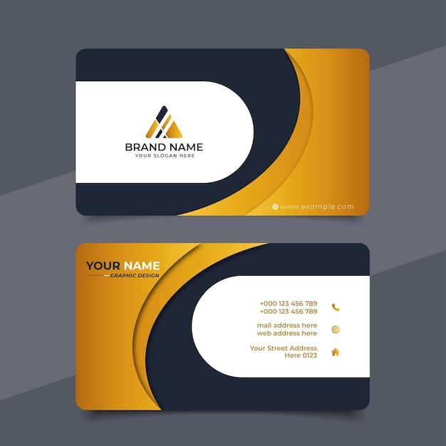 Creative Modern Professional Business card Template Design