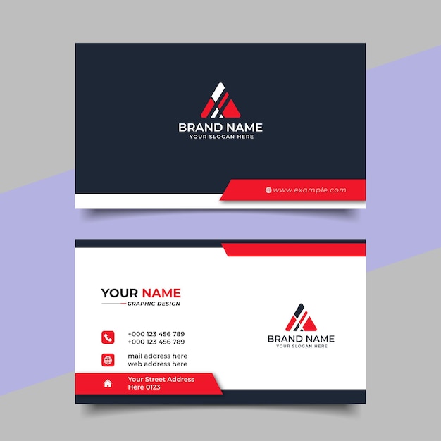 Creative Modern Professional Business card Template Design