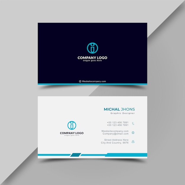 Creative modern professional business card template design