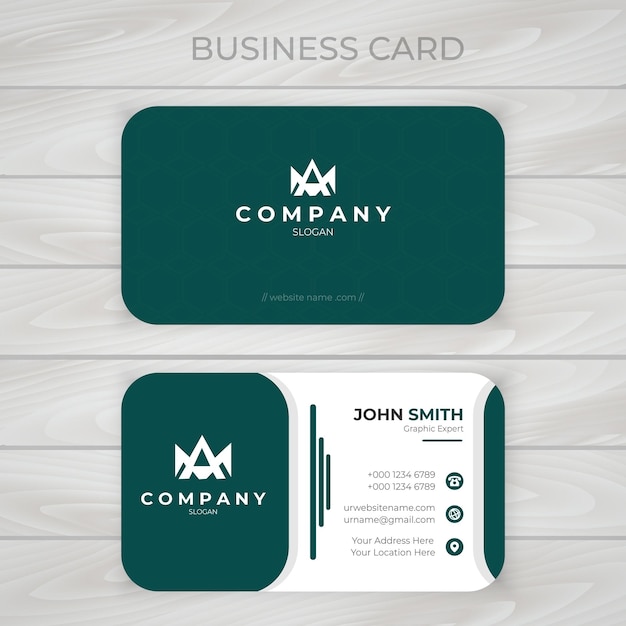 Creative modern professional business card template design