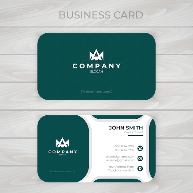 Creative modern professional business card template design