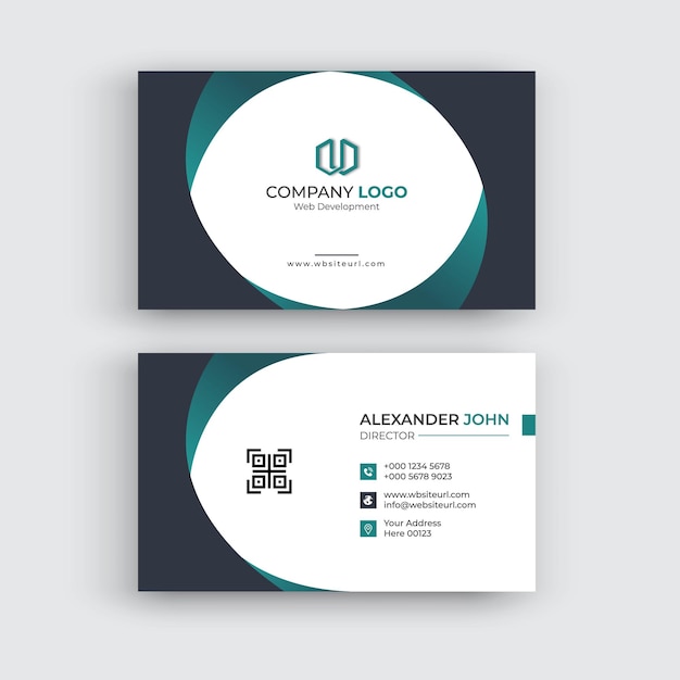 Creative modern professional business card template