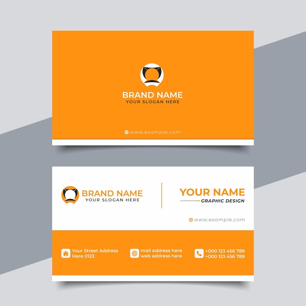 Creative Modern Professional Business card Vector Design