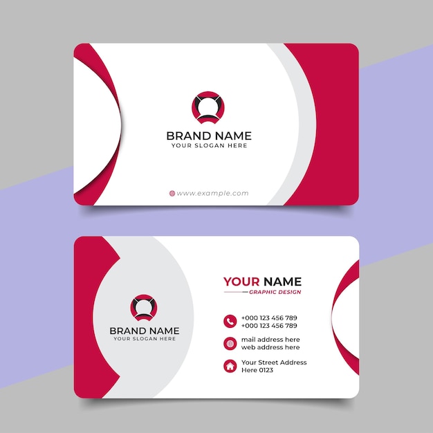 Creative Modern Professional Business card Vector Design