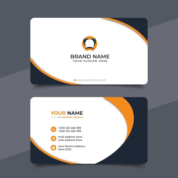 Creative Modern Professional Business card Vector Design