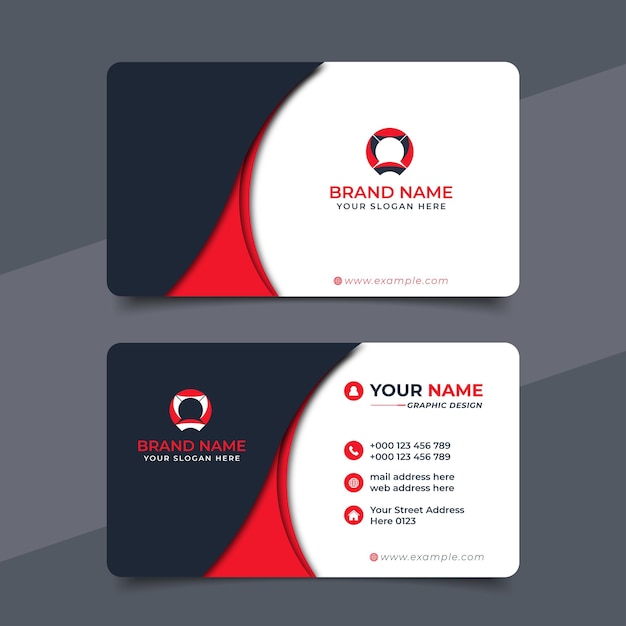 Creative Modern Professional Business card Vector Design