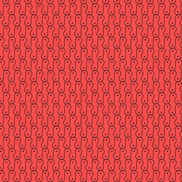 Creative modern seamless textile repeat pattern design background template Premium Vector