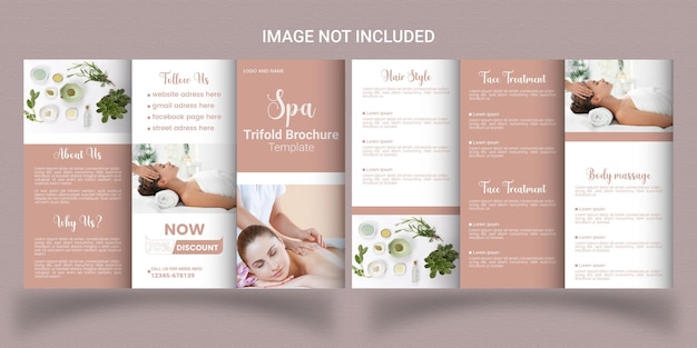 Creative and modern template design for spa salon and beauty parlor